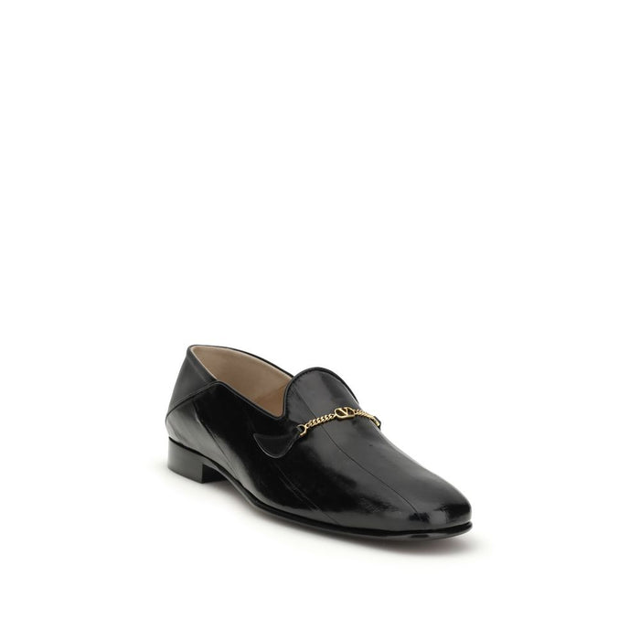 Valentino Garavani Upper: 100% Calf Leather Bos Taurus; Sole: 100% Calf Leather Bos Taurus loafer in black — view 2