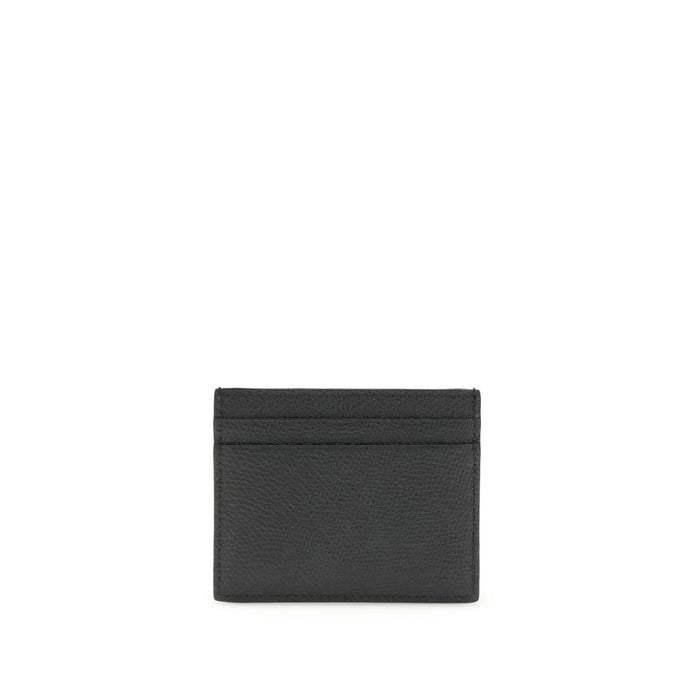 Valentino Garavani 100% Calf Leather Bos Taurus card case in black — view 2