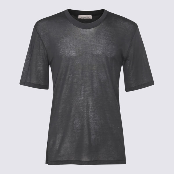 Laneus 100% Cotton t-shirt in black