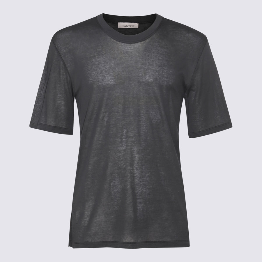 Laneus 100% Cotton t-shirt in black