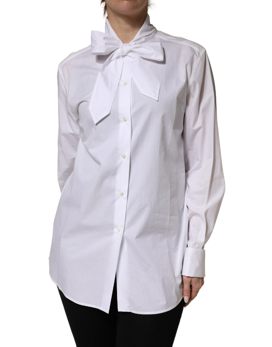 Dolce & Gabbana 100% Cotton blouse in white