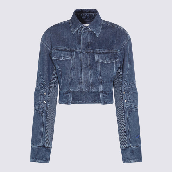 Off-White 100% Cotton jacket in blue