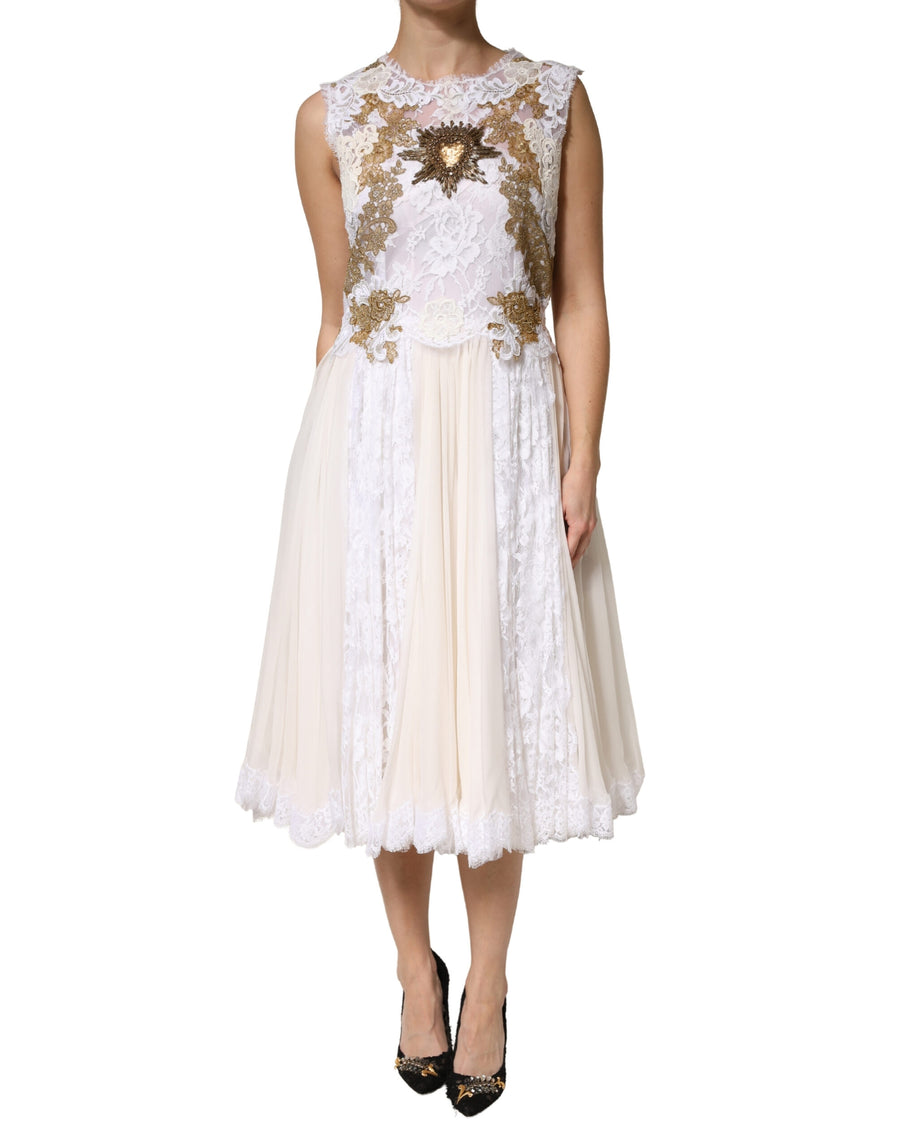 Dolce & Gabbana Cotton dress in white