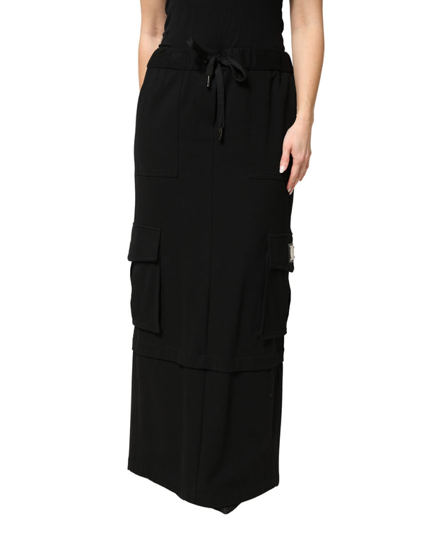 Dolce & Gabbana 98% Cotton skirt in black