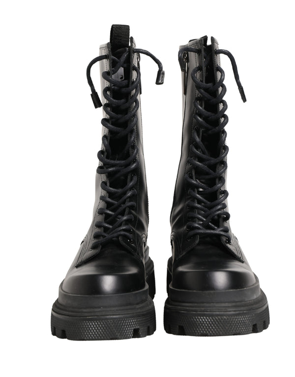 Dolce & Gabbana Leather boots in black