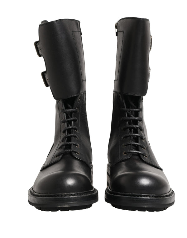 Dolce & Gabbana Leather boots in black