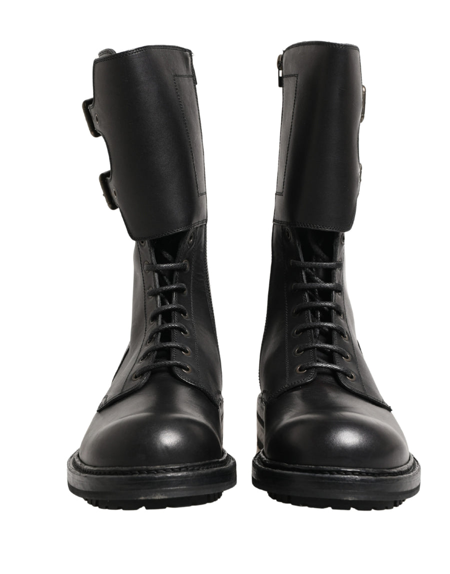 Dolce & Gabbana Leather boots in black