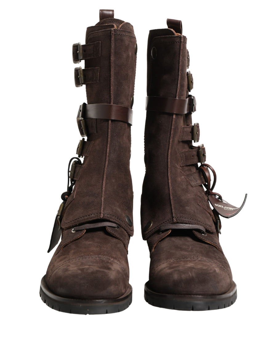 Dolce & Gabbana Suede Leather boot in brown