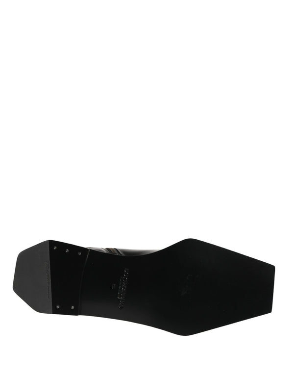 Dolce & Gabbana Leather ankle boot in black