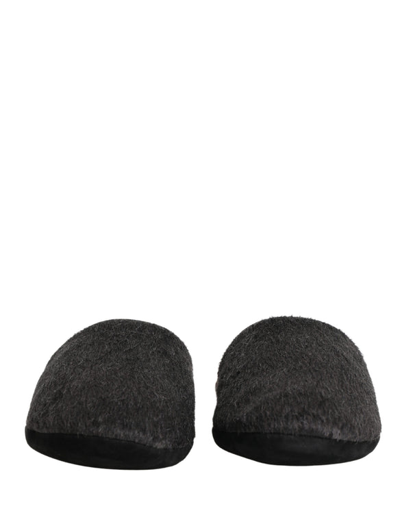 Dolce & Gabbana Wool slippers in gray