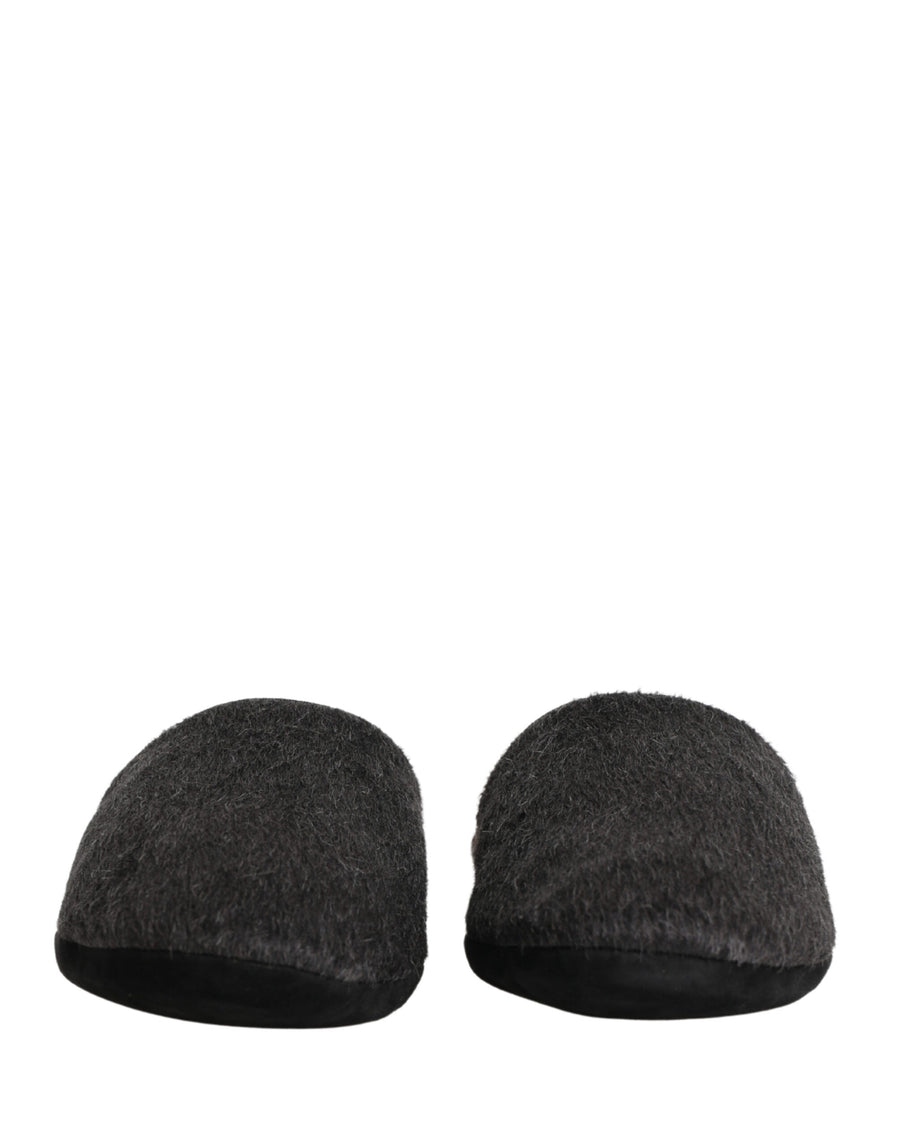 Dolce & Gabbana Wool slippers in gray