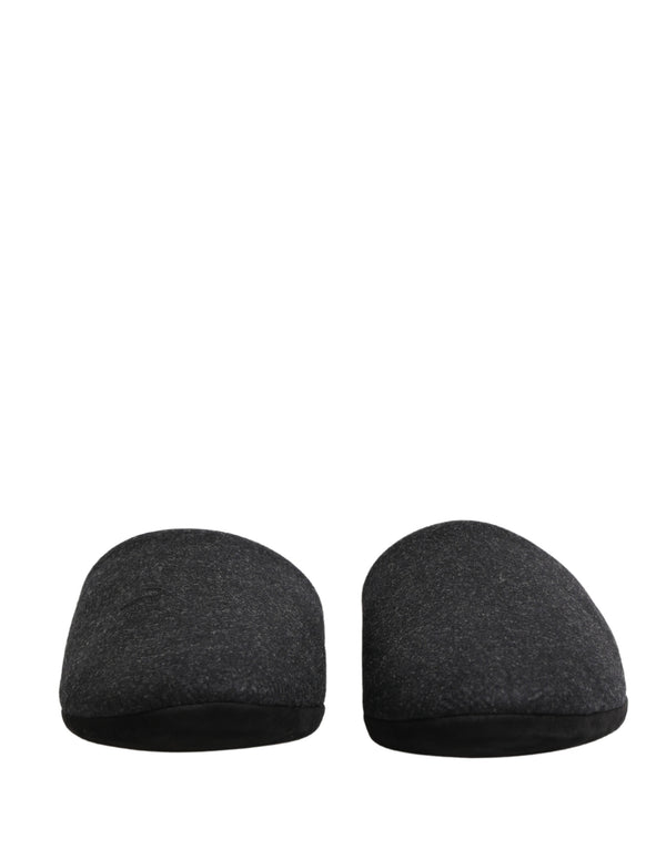 Dolce & Gabbana Wool slipper in gray