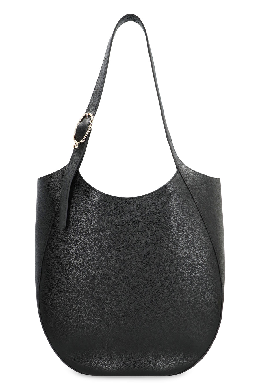 Tote Bag Le Foulonné Black Leather Cowhide
