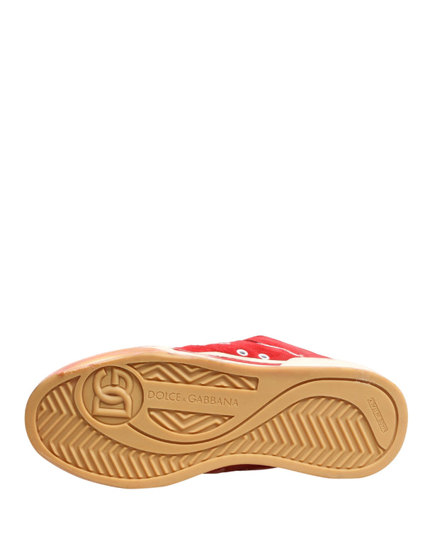 Dolce & Gabbana Suede sneaker in red