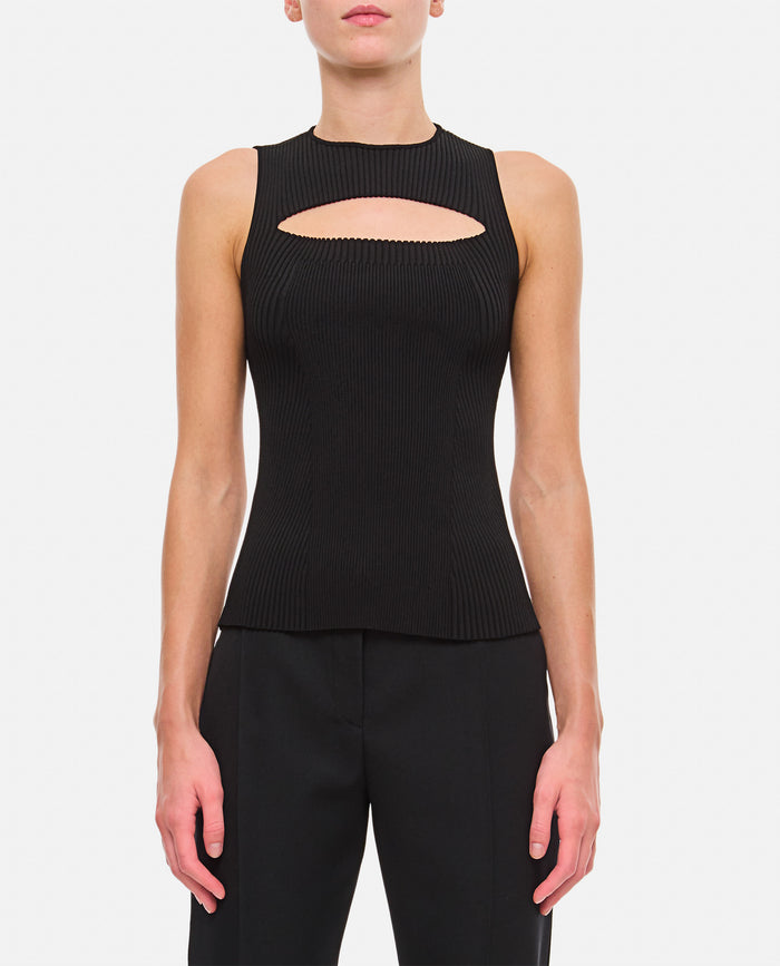 Alexander McQueen Top Black Vi Pa Pl Ea