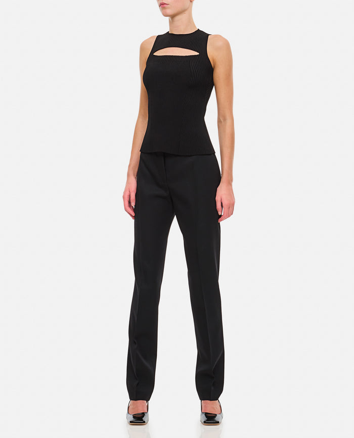 Alexander McQueen Top Black Vi Pa Pl Ea