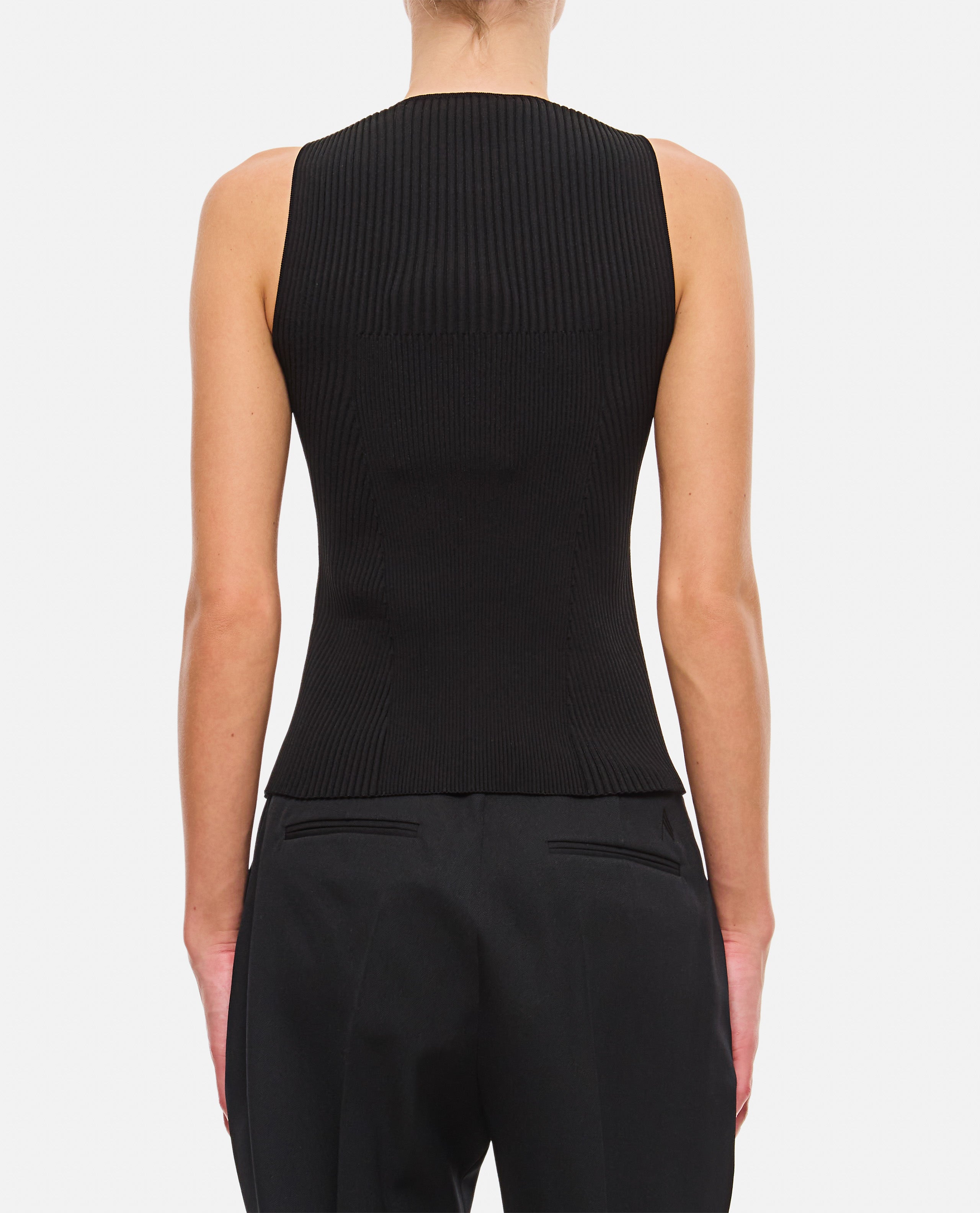 Alexander McQueen Top Black Vi Pa Pl Ea