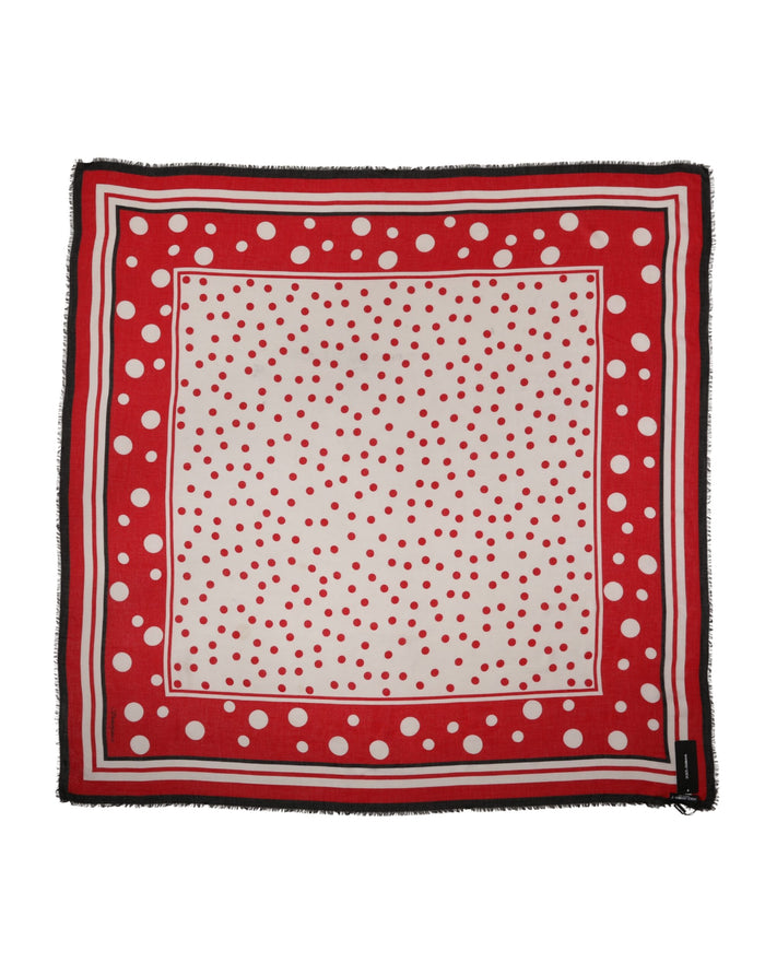 Dolce & Gabbana 90% Modal scarf in red — view 2