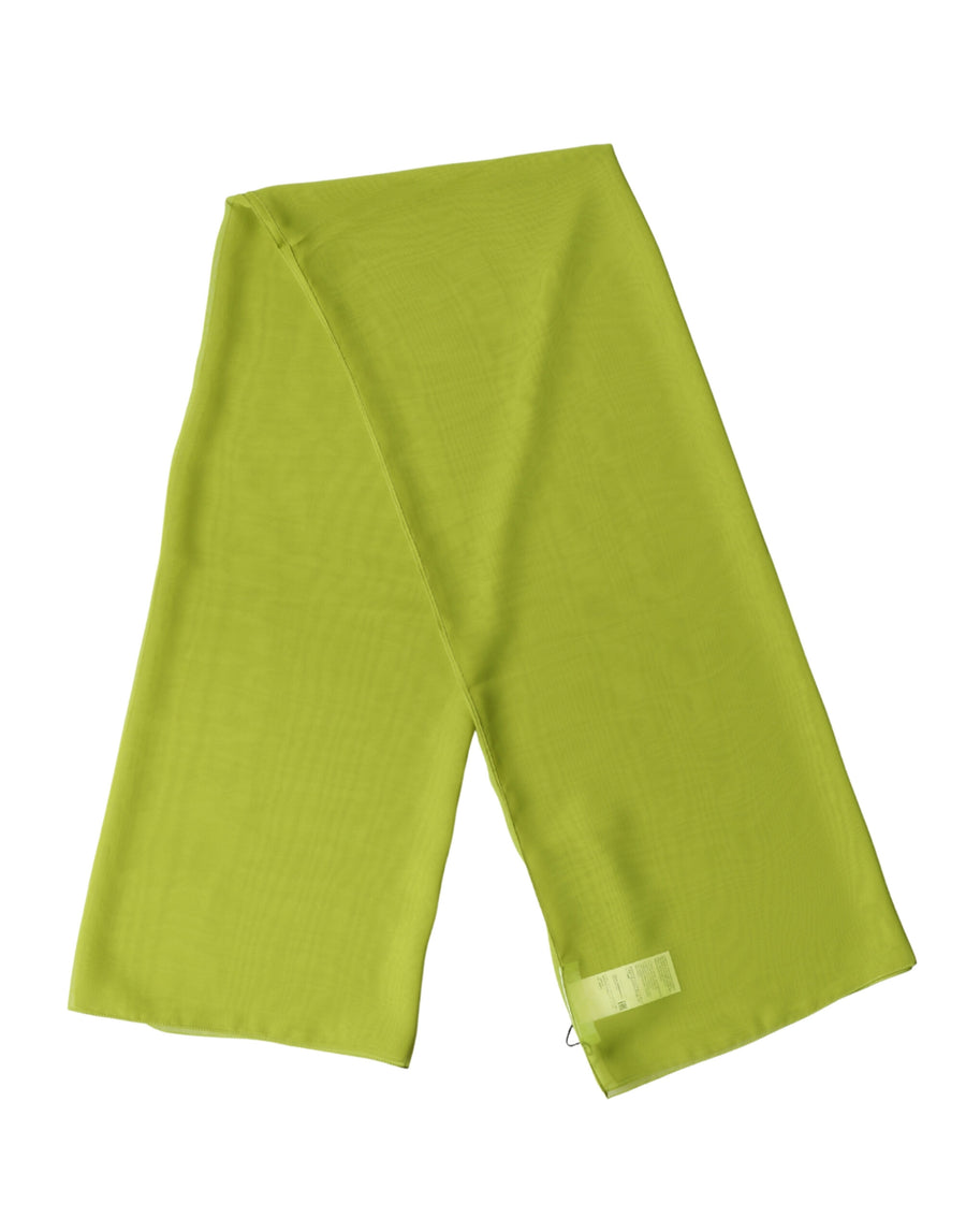 Dolce & Gabbana 100% Polyester scarf in yellow-green