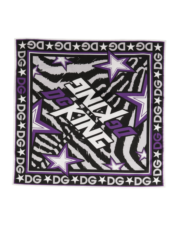 Dolce & Gabbana 100% Cotton scarf in purple