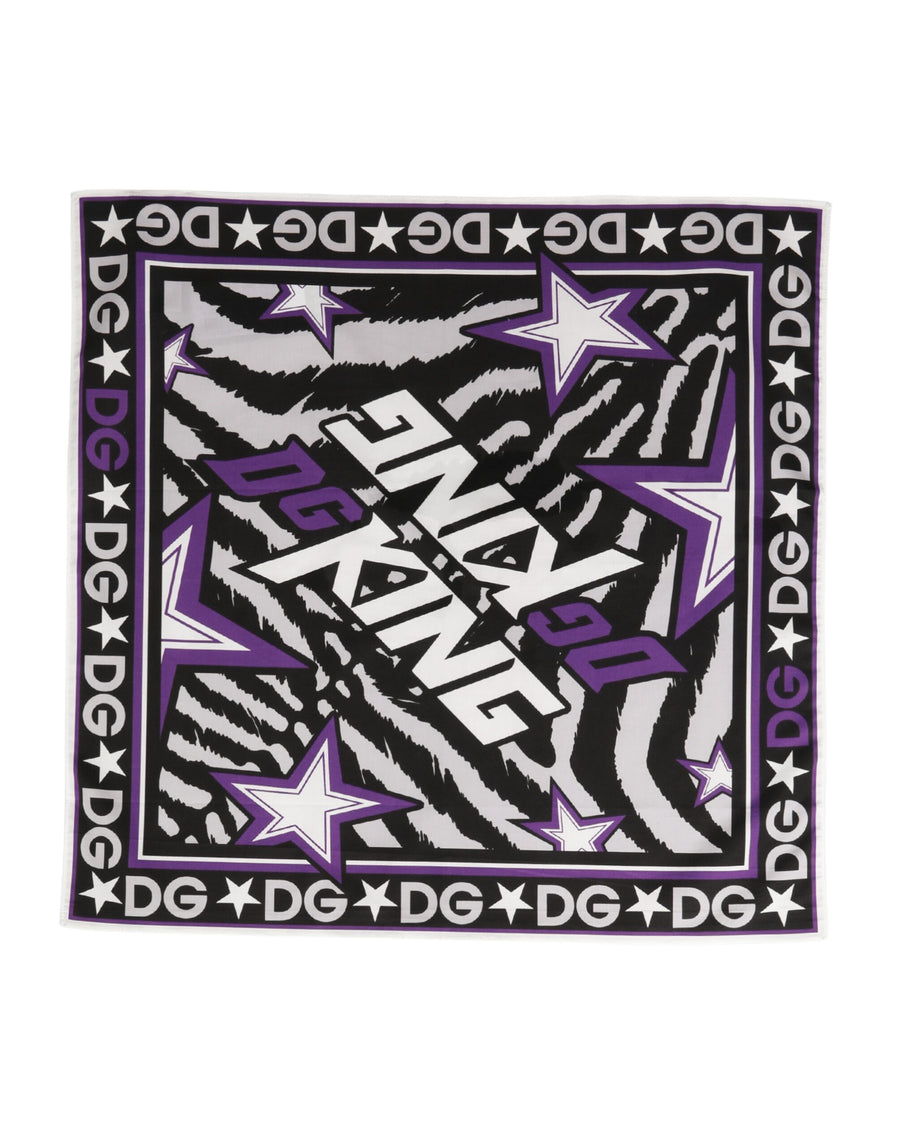 Dolce & Gabbana 100% Cotton scarf in purple