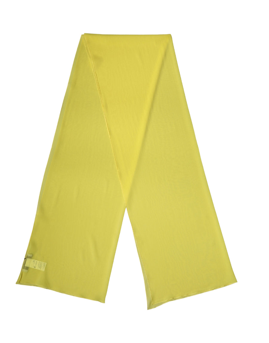 Dolce & Gabbana 92% Silk 8% Elastane scarf in yellow
