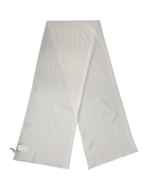 Dolce & Gabbana 92% Silk scarf in white