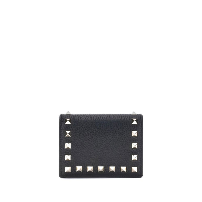 Valentino Garavani 100% Calf Leather Bos Taurus wallet in black
