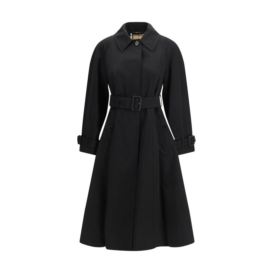 Burberry 100% Cotton trench coat in black