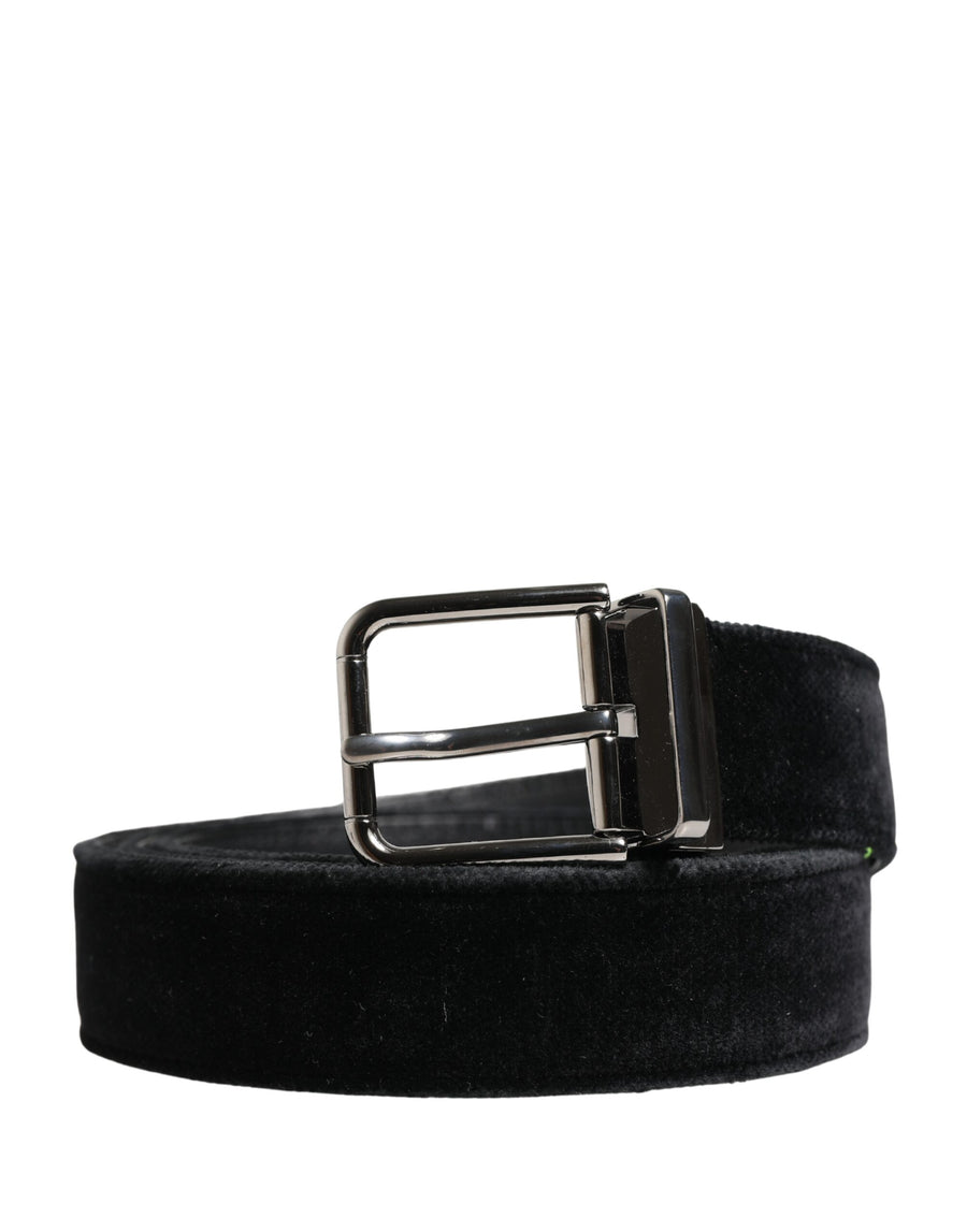 Dolce & Gabbana Leather (suede) belt in black