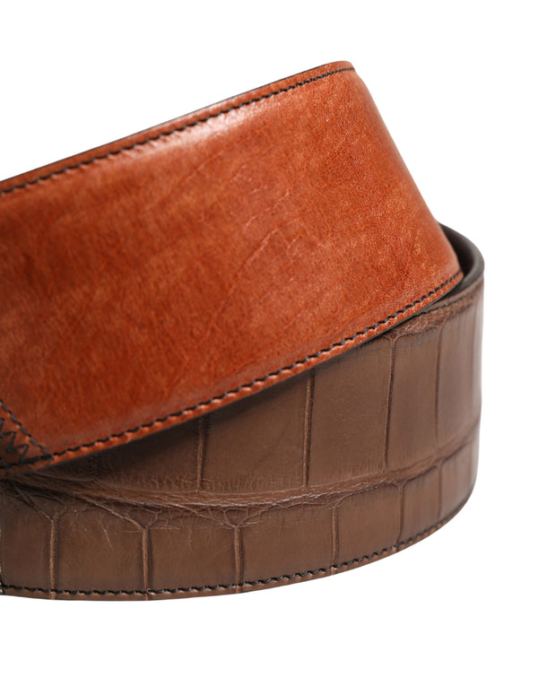 Dolce & Gabbana 20% Cotton shoulder strap in brown
