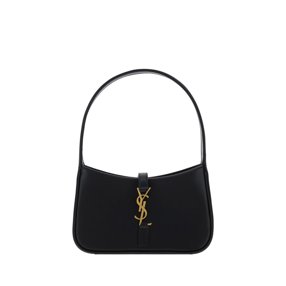 Saint Laurent 100% Calf Leather Bos Taurus shoulder bag in black