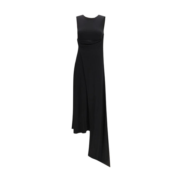 AMI Paris 83% Viscose 17% Polyamide dress in black