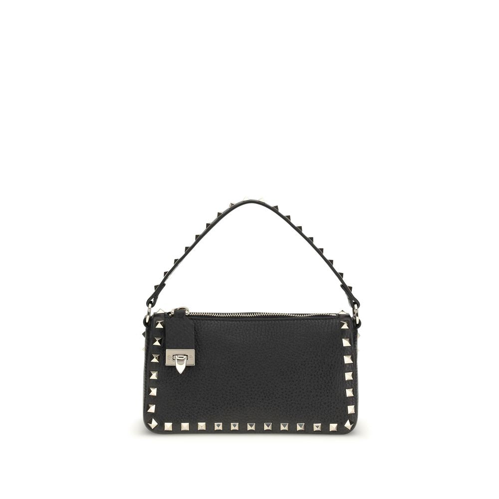 Valentino Garavani 100% Calf Leather Bos Taurus shoulder bag in black
