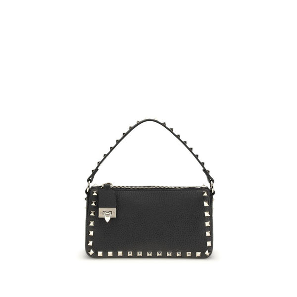 Valentino Garavani 100% Calf Leather Bos Taurus shoulder bag in black