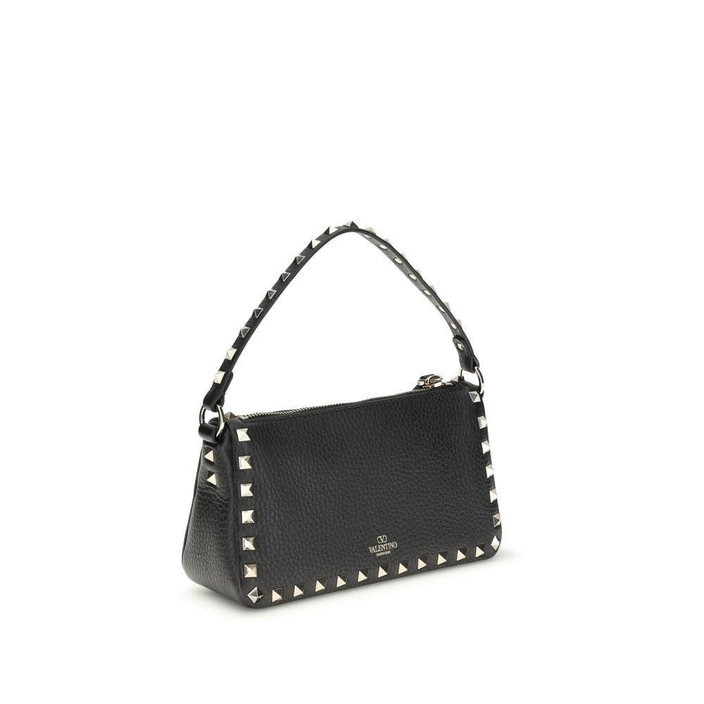 Valentino Garavani 100% Calf Leather Bos Taurus shoulder bag in black — view 3