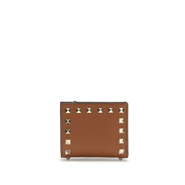 Valentino Garavani 100% Lambskin wallet in brown
