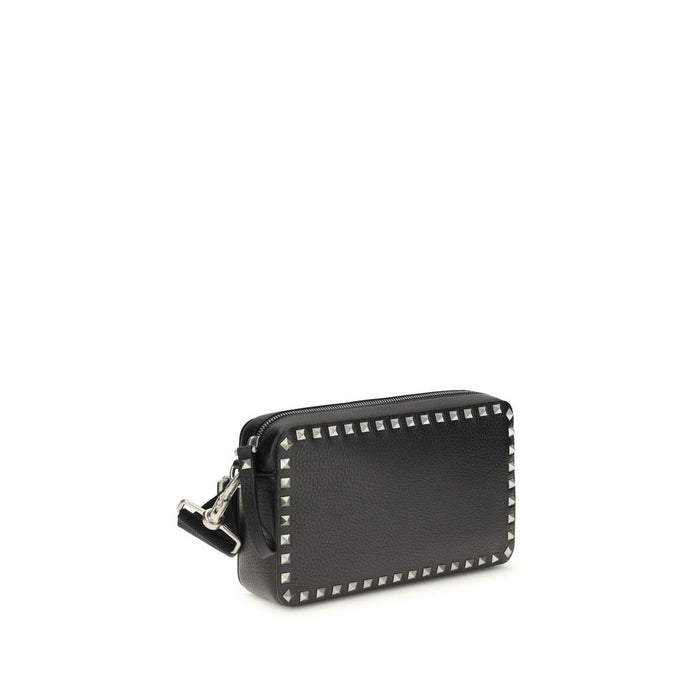 Valentino Garavani 100% Calf Leather Bos Taurus shoulder bag in black — view 2