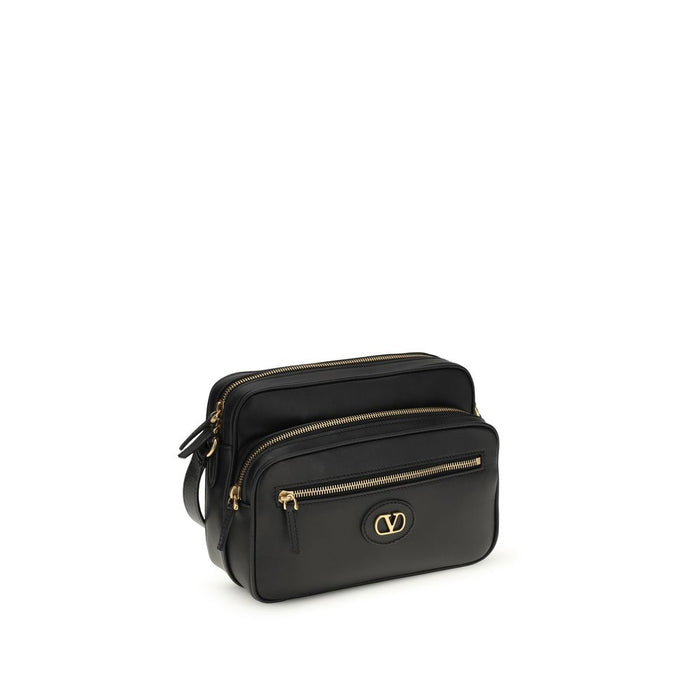 Valentino Garavani 100% Calf Leather Bos Taurus shoulder bag in black — view 2