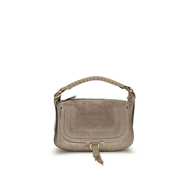 Chloé 100% Calf Leather Bos Taurus shoulder bag in beige
