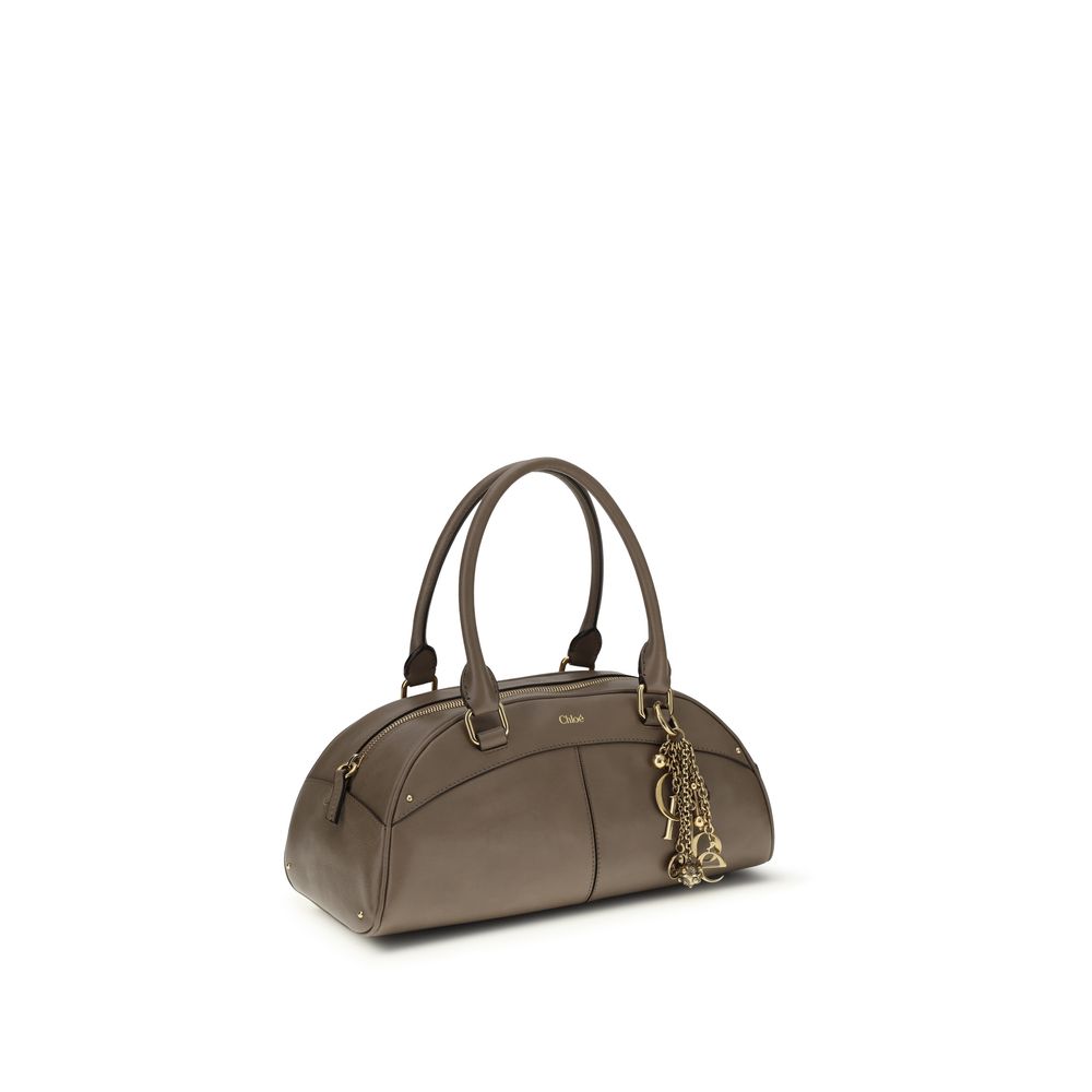 Gray Calf Leather Bos Taurus Handbag Bag