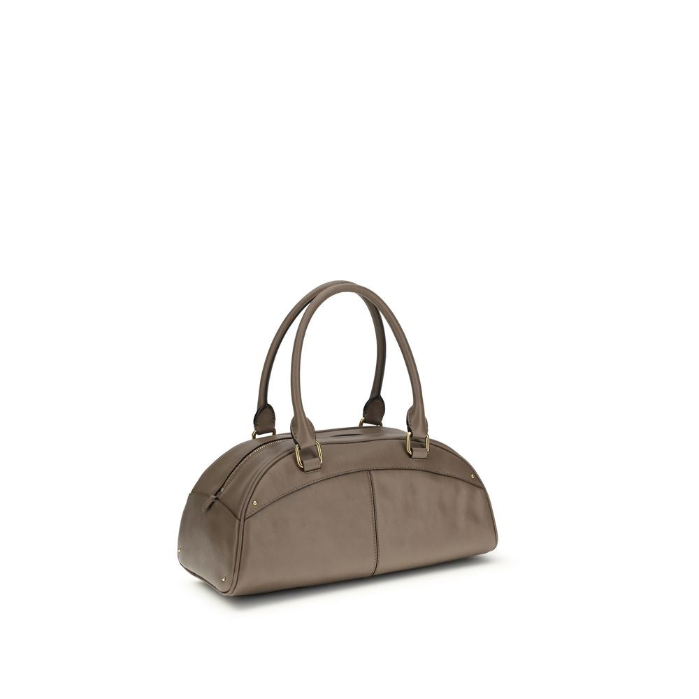 Gray Calf Leather Bos Taurus Handbag Bag