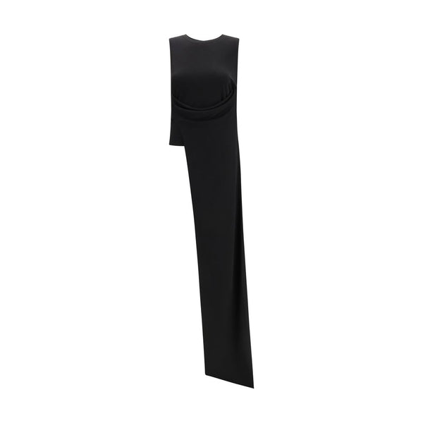 AMI Paris 83% Viscose tank top in black