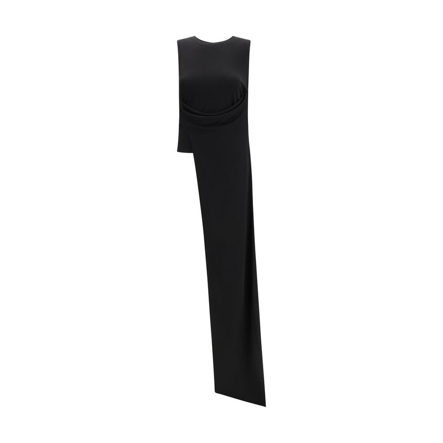 AMI Paris 83% Viscose tank top in black