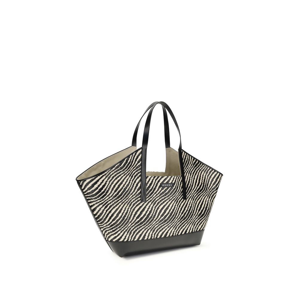 Marni 83% Polyamide shoulder bag in black — view 2