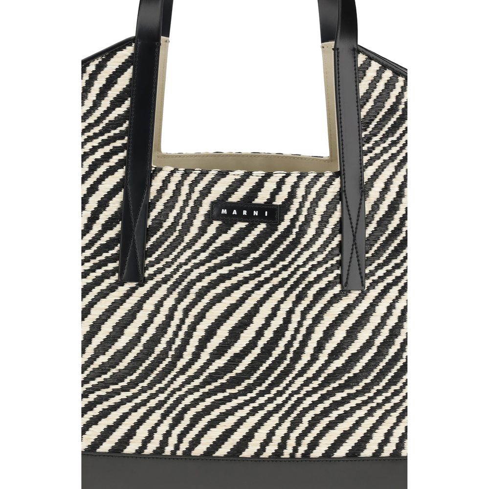 Marni 83% Polyamide shoulder bag in black — view 4