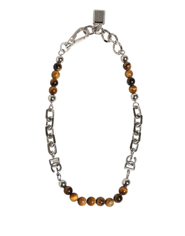 Dolce & Gabbana 70% Real Brass necklace in silver