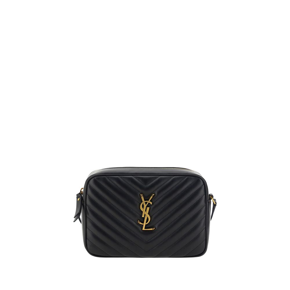 Saint Laurent 100% Calf Leather Bos Taurus shoulder bag in black
