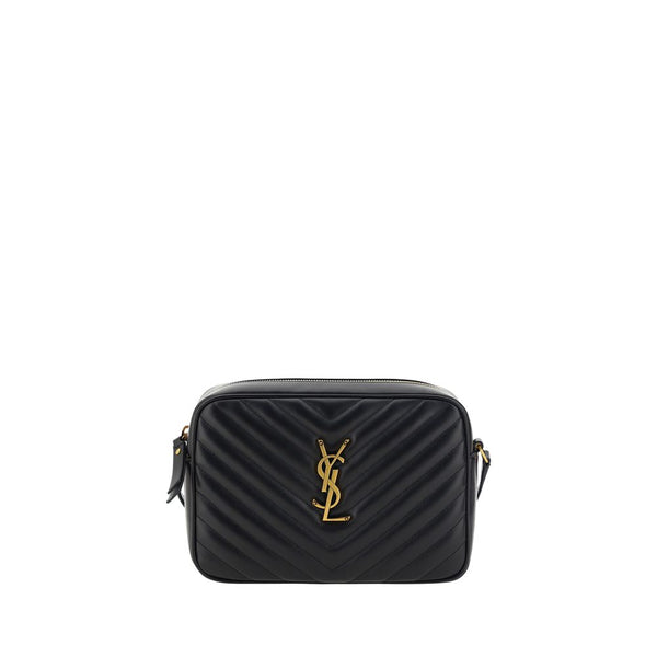 Saint Laurent 100% Calf Leather Bos Taurus shoulder bag in black