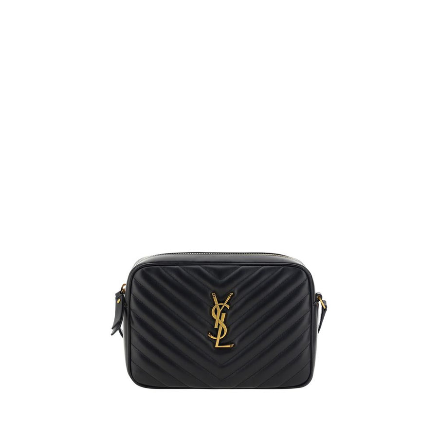Saint Laurent 100% Calf Leather Bos Taurus shoulder bag in black